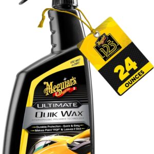 Meguiar’s Ultimate Quik Wax, Durable Protection, Quick and Easy – 24 Oz Spray Bottle