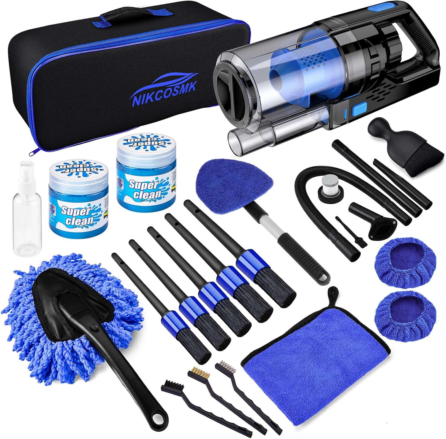 Car interior cleaning kit