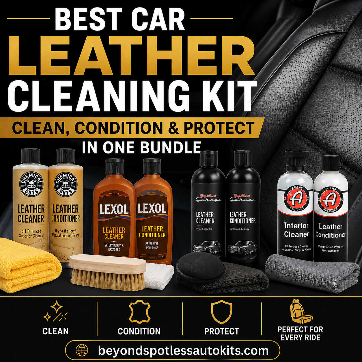 Best Car Leather Cleaning Kit: Clean, Condition & Protect Your Seats